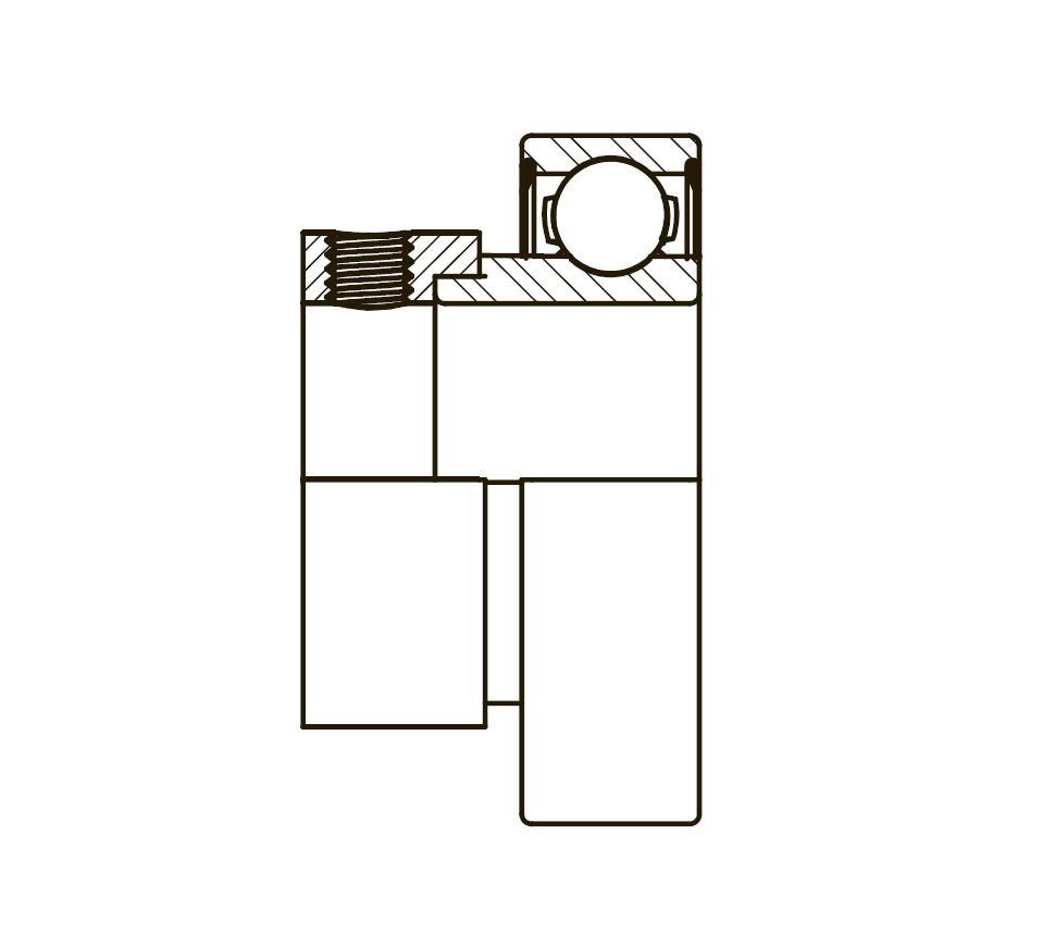 Mounted Ball Bearing Insert - Standard Duty Units